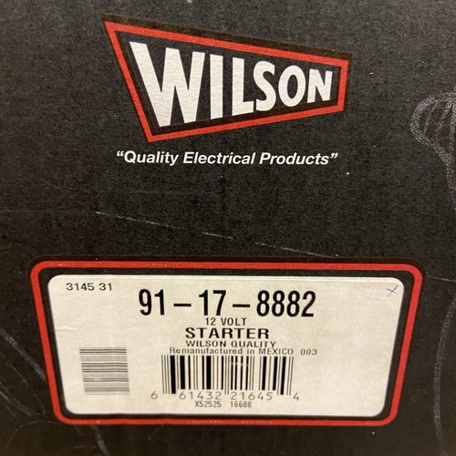 Wilson 91-17-8882 Starter Motor, M50 Series, 12v (Reman) - Image 2
