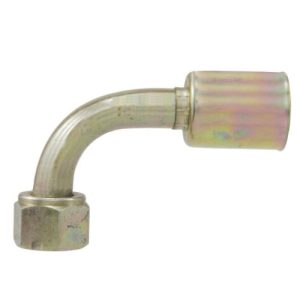 Four Seasons 14320 AC Fitting w/o Service Port, 90° Female Standard O-Ring