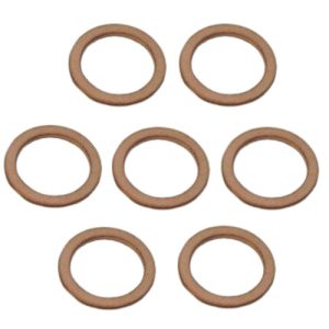 Volvo 947622 Oil Line Gasket, Crush Washer for Turbocharger (7 Pack)
