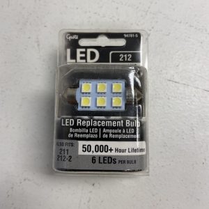 Grote 94781-5 White LED Replacement Bulb, Festoon Base