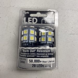 Grote 94831-4 White LED Replacement Bulb, Wedge Base (2 Bulbs)