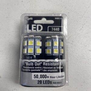 Grote 94881-4 White LED Replacement Bulb, Wedge Base (2 Bulbs)