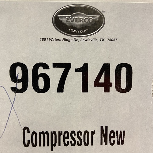 Everco 967140 Compressor w/ Clutch TM15HD (New) - Image 2