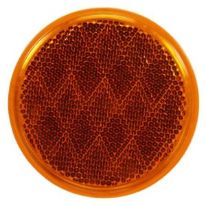 Truck-Light 47A Amber Reflector 3" Adhesive Mount (98005Y)