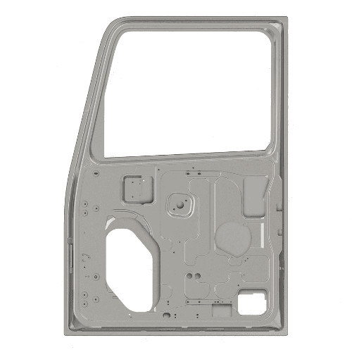 Freightliner A18-51276-005 Door Shell, RH, w/ Mirror, w/ Visor Window - Image 2