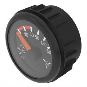 Freightliner A22-65539-000 Reservoir Gauge (A) Pressure, Black PSI