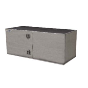 Aeroboxes AER0630-182460-8 Toolbox 18" x 24" x 60" DBLR DR, Aluminum