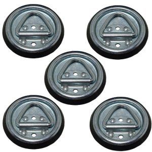Flush Surface Mount D-Ring for Tie Down Attachment (1,200 lb Capacity)(5-Pack)