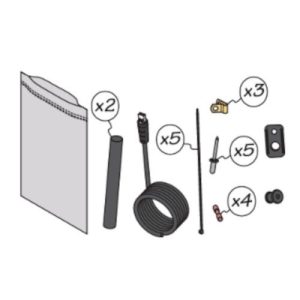 Stemco ATD000495 AutoDeploy Latch Cable Repair Kit Assembly