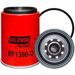Baldwin BF1390-0 Fuel Filter, Spin-On, Water Separator, w/Open Port for Bowl
