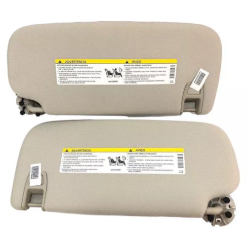Mopar 1LS27HL1AG & 1LS25HL1AG Sun Visor Set, Left & Right, Beige (Genuine)