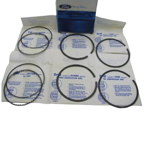 Ford F2ZZ-6148A Piston Rings, Hi-Lo Type (Genuine)