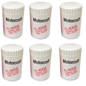 Motorcraft FL-400A Oil Filter, Spin On (6 Pack)