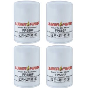 Luber-Finer FP586F Fuel Filter, Spin On (4 Pack)