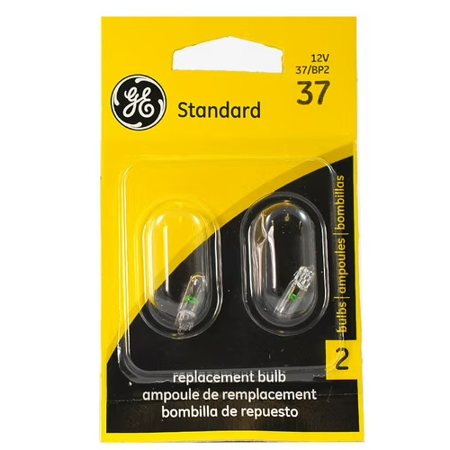 GE GE37 Automotive Lamp, Incadescent 12v