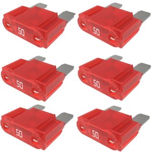 Littelfusel MAX50 AMP Fuse, Automotive Blade Fuse (6 Pack)