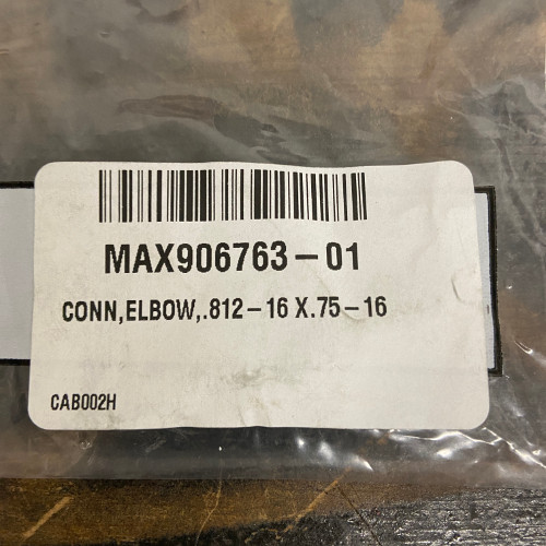 Maxon 906763-01 Elbow Connector .812-16 X.75-16 - Image 3