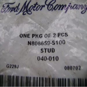 Ford N808659-S100 Stud, New (2 Pack) (Genuine)
