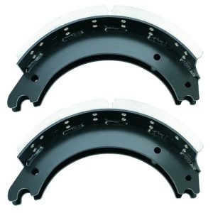 15" x 4" 1308QS Brake Shoe Kit, 23K Single Web Front w/ Hardware, Neobrake, Reman