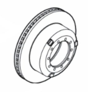 Motorcraft NBRR27 Brake Rotor Assembly (Genuine)