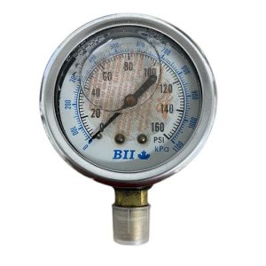 Boschart PGS25CBM-160-G Pressure Gauge 2-1/2", Center Back Mount