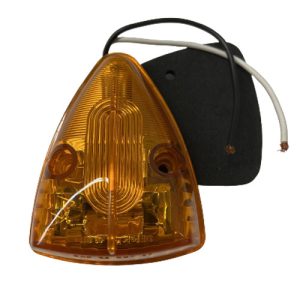 Grote G5053 Cab Marker Lamp Replacement, Triangular, LED, Amber, Hicountled School Bus(Pro-Par PROLEDTRI-13A)