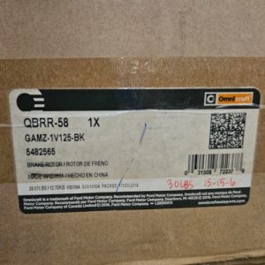 Omnicraft QBRR-58 Brake Rotor, Disc, (Genuine Ford)