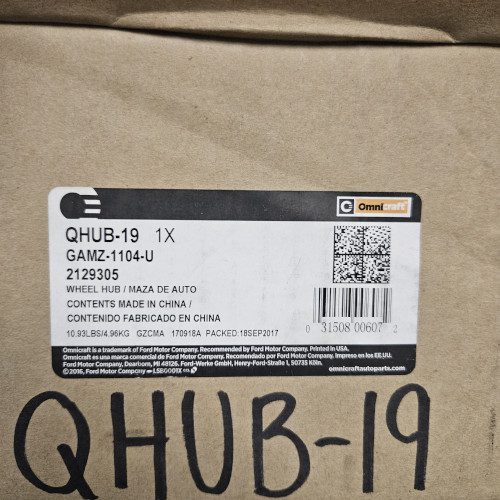 Omnicraft QHUB-19 Wheel Hub Assembly (Ford GAMZ-1104-U) - Image 3