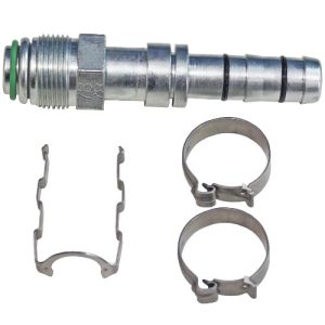 Red Dot RD5105351P AC Hose Fitting, EZ Clip #10 Male Straight Step to #12 Hose