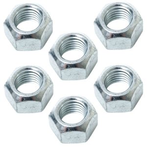 Sirco SB1006 Lock Nut, Steel, Unfinished, 0.875 (6 Pack)
