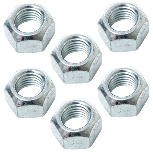 Sirco SB1006 Lock Nut, Steel, Unfinished, 0.875 (6 Pack)