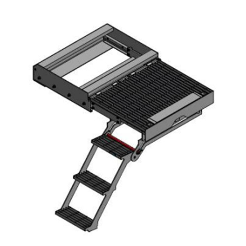 Bustin SG-102 Slide & Go Service Platform w/DB0202 3-Step Slide Away