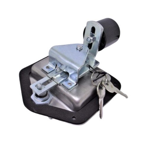 Sturdy Lite SS-TL T-Latch Handle Assembly w/ Roller & Keys - Image 2