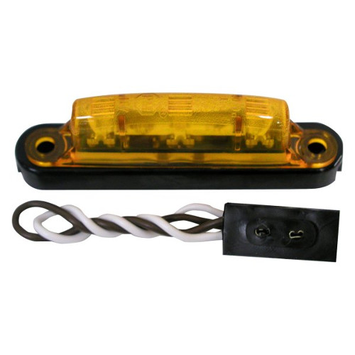 Peterson V167KA Amber Rectangular LED Side Marker Light