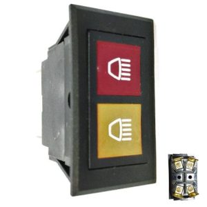 Solico Red/Amber Indicator Switch, 14V (V3LB)