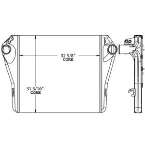 Active VOL18822 Volvo Radiator for Volvo VN Series 2008 and up