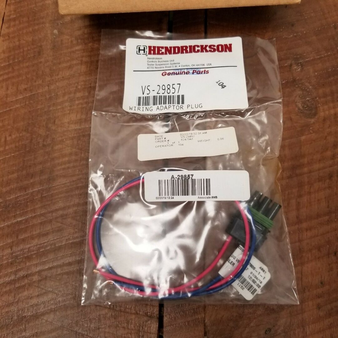 Hendrickson VS-29857 Adapter Plug, 3-Way Wiring, 18" Service Kit - Image 4