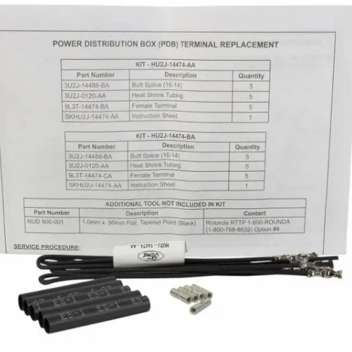 Motorcraft WT-1018 Terminal Connector (5 Pack) (Ford HU2Z14474AA)