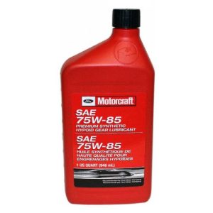 Motorcraft 75W-85 Premium Synthetic Hypoid Gear Lubricant, 1 Quart (XY-75W85-QL)