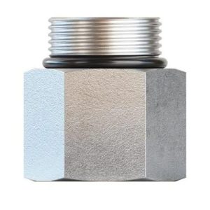 ZCS4269-32-32 Hydraulic Fitting, Straight Adapter 2" Male ORB (2-1/2" Threaded)  x 2" Female