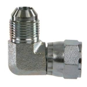 ZCS6506-16-16 Hydraulic Fitting 1" Male x 1" Female JIC Swivel, 90°