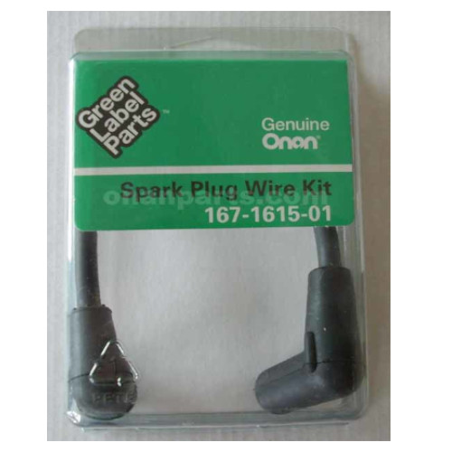 Onan 0167-1615-01 Spark Plug Wire 9" (Genuine)
