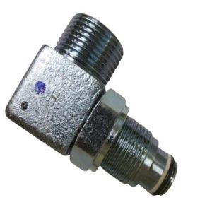 International 1886763C91 Fitting, Heui Hose, 90° Adapter w/ Seal