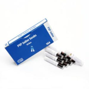 Certified Safety #754 PVP Iodine Swabs, Crushable 10 (Pack) (213-004)