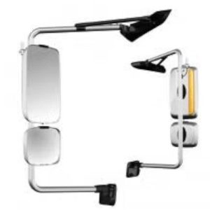 International 2514663C91 Mirror Housing, Remote, Chrome, Light (No Glass) (Genuine)