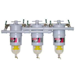 Baldwin DAHL 300-MFV3 Filter Model 3 Diesel Fuel Filter/Water Separators Manifolded with Shut-Off Valves (Genuine)