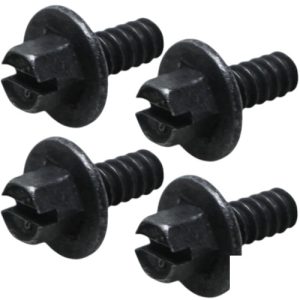 Ford 6R3Z-17A386-AA Screw, License (4 Pack) (Focus, Mustang)