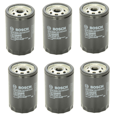Bosch 72150WS Oil Filter, Engine (6 Pack) (Genuine)