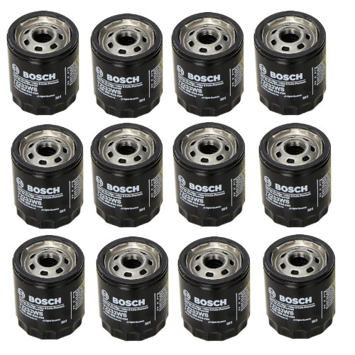 Bosch 72233WS Oil Filter, Engine (12 Pack) (Genuine)