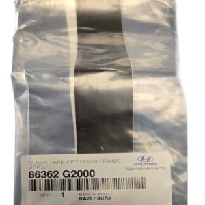 Hyundai 86362G2000 Black Tape, Frt, Door Frame Upr, (Genuine) OEM